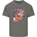Anatomy of a Fox Foxes Funny Mens Cotton T-Shirt Tee Top Charcoal