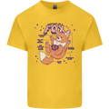Anatomy of a Fox Foxes Funny Mens Cotton T-Shirt Tee Top Yellow