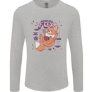 Anatomy of a Fox Foxes Funny Mens Long Sleeve T-Shirt Sports Grey
