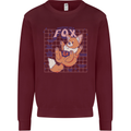 Anatomy of a Fox Foxes Funny Mens Sweatshirt Jumper Maroon