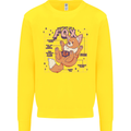 Anatomy of a Fox Foxes Funny Mens Sweatshirt Jumper Yellow