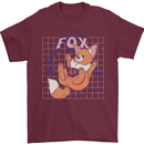 Anatomy of a Fox Foxes Funny Mens T-Shirt 100% Cotton Maroon