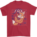 Anatomy of a Fox Foxes Funny Mens T-Shirt 100% Cotton Red