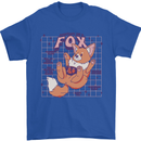 Anatomy of a Fox Foxes Funny Mens T-Shirt 100% Cotton Royal Blue
