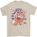 Anatomy of a Fox Foxes Funny Mens T-Shirt 100% Cotton Sand