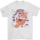 Anatomy of a Fox Foxes Funny Mens T-Shirt 100% Cotton White