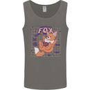 Anatomy of a Fox Foxes Funny Mens Vest Tank Top Charcoal