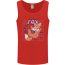 Anatomy of a Fox Foxes Funny Mens Vest Tank Top Red