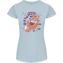 Anatomy of a Fox Foxes Funny Womens Petite Cut T-Shirt Light Blue