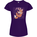 Anatomy of a Fox Foxes Funny Womens Petite Cut T-Shirt Purple