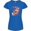 Anatomy of a Fox Foxes Funny Womens Petite Cut T-Shirt Royal Blue