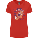 Anatomy of a Fox Foxes Funny Womens Wider Cut T-Shirt Red