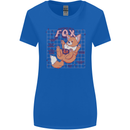 Anatomy of a Fox Foxes Funny Womens Wider Cut T-Shirt Royal Blue