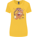 Anatomy of a Fox Foxes Funny Womens Wider Cut T-Shirt Yellow