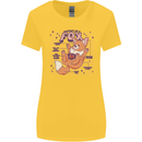 Anatomy of a Fox Foxes Funny Womens Wider Cut T-Shirt Yellow