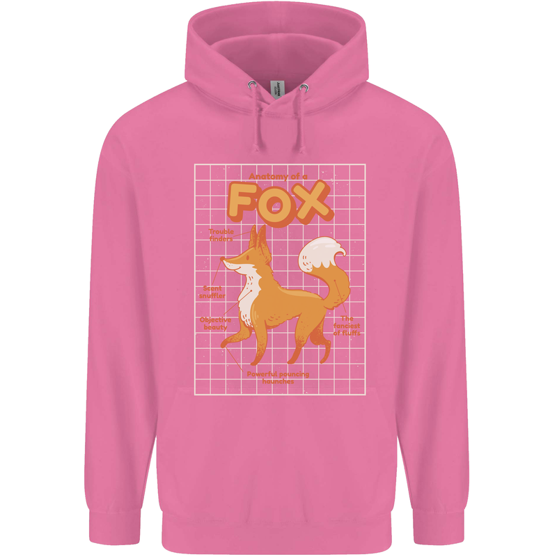 Anatomy of a Fox Funny Foxes Childrens Kids Hoodie Azalea