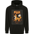 Anatomy of a Fox Funny Foxes Childrens Kids Hoodie Black