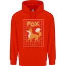 Anatomy of a Fox Funny Foxes Childrens Kids Hoodie Bright Red