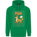 Anatomy of a Fox Funny Foxes Childrens Kids Hoodie Irish Green