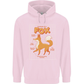 Anatomy of a Fox Funny Foxes Childrens Kids Hoodie Light Pink