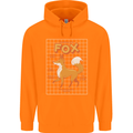 Anatomy of a Fox Funny Foxes Childrens Kids Hoodie Orange