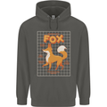 Anatomy of a Fox Funny Foxes Childrens Kids Hoodie Storm Grey