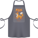 Anatomy of a Fox Funny Foxes Cotton Apron 100% Organic Steel