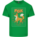 Anatomy of a Fox Funny Foxes Kids T-Shirt Childrens Irish Green