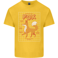 Anatomy of a Fox Funny Foxes Kids T-Shirt Childrens Yellow
