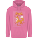 Anatomy of a Fox Funny Foxes Mens 80% Cotton Hoodie Azelea