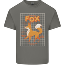 Anatomy of a Fox Funny Foxes Mens Cotton T-Shirt Tee Top Charcoal