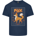Anatomy of a Fox Funny Foxes Mens Cotton T-Shirt Tee Top Navy Blue