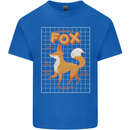 Anatomy of a Fox Funny Foxes Mens Cotton T-Shirt Tee Top Royal Blue