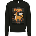 Anatomy of a Fox Funny Foxes Mens Sweatshirt Jumper Black