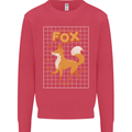 Anatomy of a Fox Funny Foxes Mens Sweatshirt Jumper Heliconia