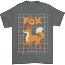Anatomy of a Fox Funny Foxes Mens T-Shirt 100% Cotton Charcoal
