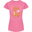 Anatomy of a Fox Funny Foxes Womens Petite Cut T-Shirt Azalea