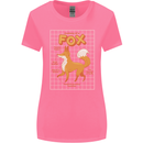 Anatomy of a Fox Funny Foxes Womens Wider Cut T-Shirt Azalea
