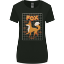 Anatomy of a Fox Funny Foxes Womens Wider Cut T-Shirt Black