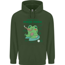 Anatomy of a Frog Funny Childrens Kids Hoodie Forest Green