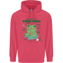 Anatomy of a Frog Funny Childrens Kids Hoodie Heliconia