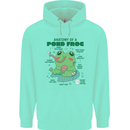 Anatomy of a Frog Funny Childrens Kids Hoodie Peppermint