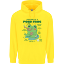 Anatomy of a Frog Funny Childrens Kids Hoodie Yellow