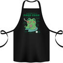 Anatomy of a Frog Funny Cotton Apron 100% Organic Black