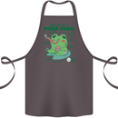 Anatomy of a Frog Funny Cotton Apron 100% Organic Dark Grey
