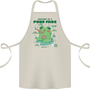 Anatomy of a Frog Funny Cotton Apron 100% Organic Natural