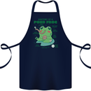 Anatomy of a Frog Funny Cotton Apron 100% Organic Navy Blue