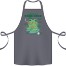 Anatomy of a Frog Funny Cotton Apron 100% Organic Steel