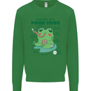 Anatomy of a Frog Funny Kids Sweatshirt Jumper Irish Green