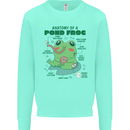 Anatomy of a Frog Funny Kids Sweatshirt Jumper Peppermint